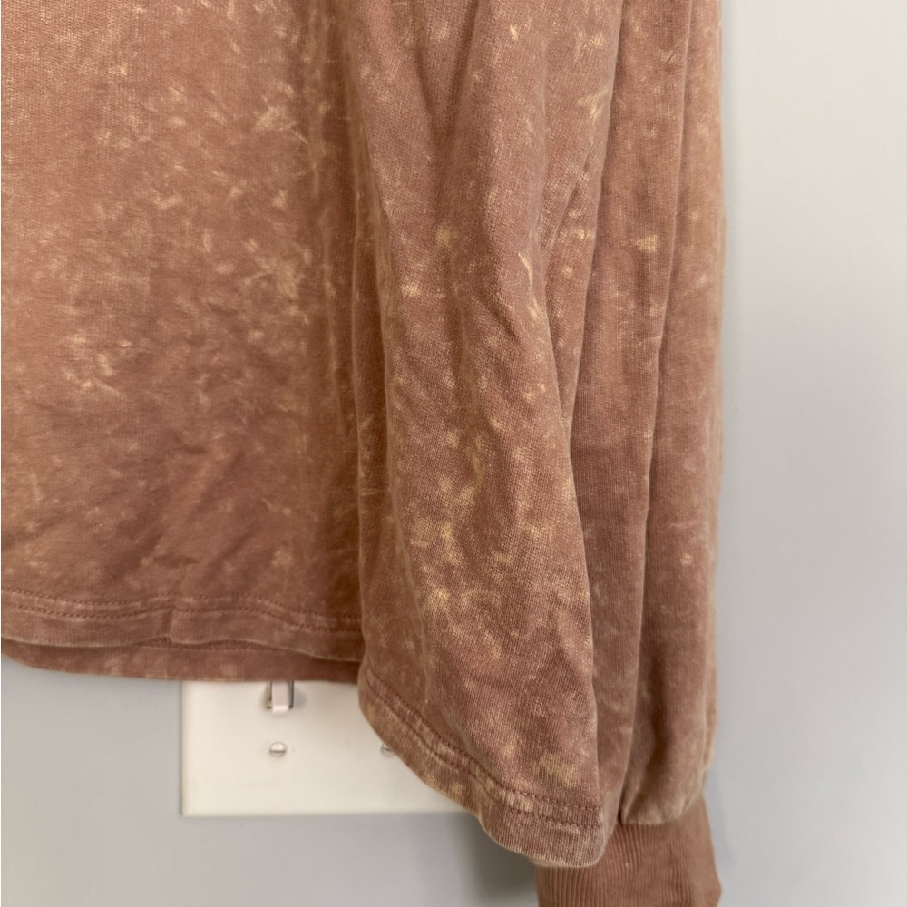 Washed Rust Quarter-Zip Pullover - Picture 2 of 7